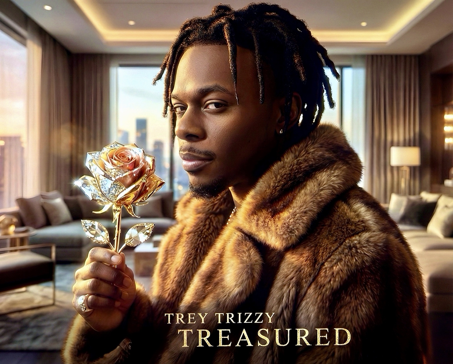 Treasured single cover by Trey Trizzy
